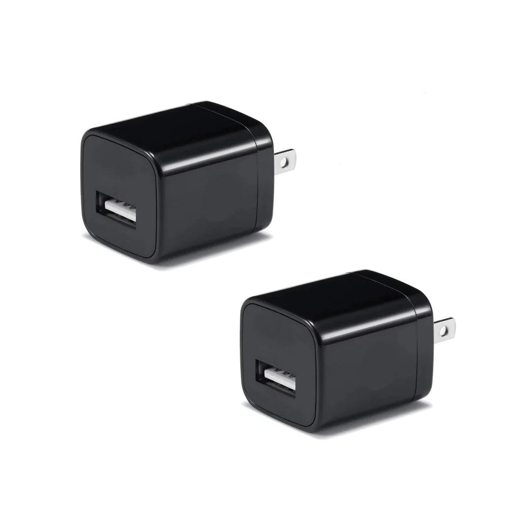 2-pack USB Wall Charger 1A/5V Charger Adapter